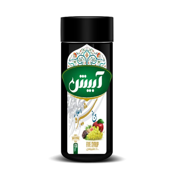 شیره پنج شیره ارگانیک آبیش (450 گرم)